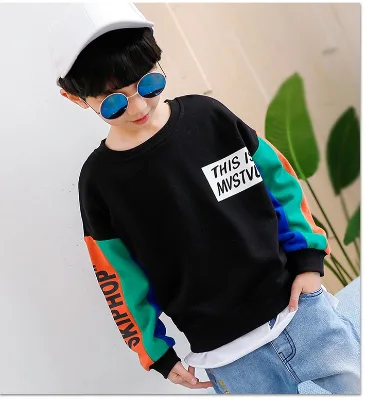 Clothes Manufacturers Baby Boy Kids Warm Knitting Plane Print Mix Colors Black Sweater Coat Hoodies Top
