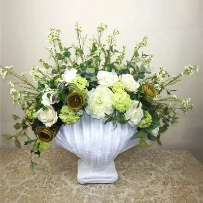 New Factory Direct Shell Decoration Desk Top Large Vase