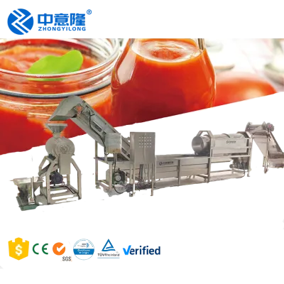 Full Automatic Ketchup Sauce Production Avocado Making Machine Mustard Raspberry Date Jam Maker Tomato Paste Processing Line