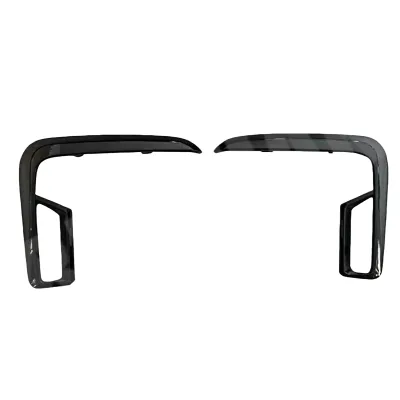 FOR 7 Series G11 G12 LCI 20-22 M Style Front Bumper Vent Grille Trim - Glossy Black Left/Right OE 5111 8079 587/588