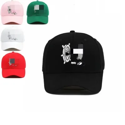 Factory Direct High Quality Casual Baseball Cap Polyester/Cotton Trendy Cartoon Printed Leopard Checkered Direct Sale
