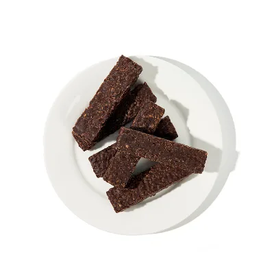 Chocolate Coated Oat Baked Purple Sweet Potato Chia Cereal Bar Hard Energy Snack Healthy Breakfast OEM Private Label Wholesale