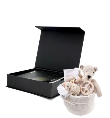 Personalized Baby Keepsake Box Newborn Baby Girl Gifts Boxes with Magnetic Design