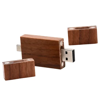 High-Speed 64GB Wooden OTG USB Flash Drive Android Port for Mobile Phones Computers Dual-Use Engraving Promotional Souvenir Gift
