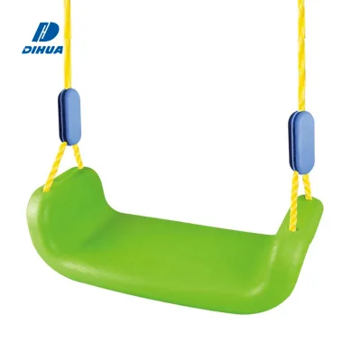 Garden Swing with Adjustable Hanging Rope Playground Outdoor Swings Kid Plastic Toy Swing Seat
