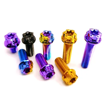 Motorcycle Accessories Screws High Quality for Motorcycle M8X30mm M10X30mm Titanium Alloy Grade5 Bolts