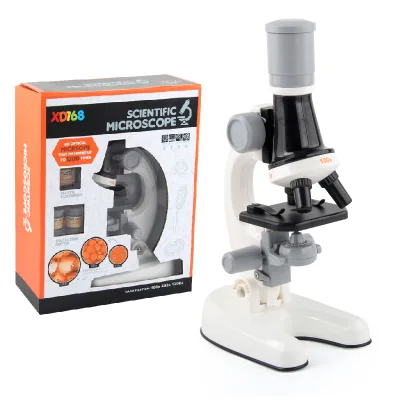 Science Microscope Toy Kits Educational Toy Microscope Toy Biological Microscope for Kids