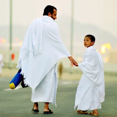 High Quality 100% Cotton Jacquard Haji Ihram Towel Quick-Dry Spot Pilgrimage Towel Muslim Hajj White Ihram Hajj Towel Wholesale