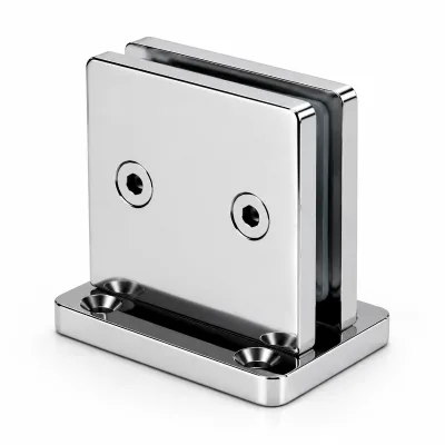 Heavy Duty 360 Degree Glass to Glass Pivot Shower Door Hinge Satin Finish Modern Design Stainless Steel 1 Year Warranty