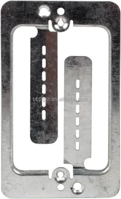 Galvanized Steel Low Voltage Mounting Solution for Single-Gang Drywall Applications