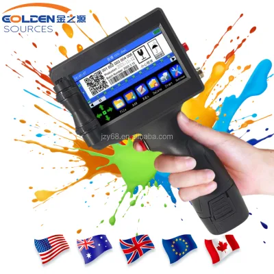 Golden Sources Factory Price 600dpi 12 7mm Portable Hand Held Inkjet Printer Gun Impresora Portatil