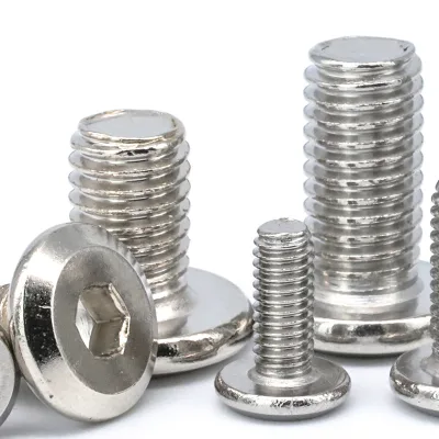 1/4-20 UNC A2-70 Plain Stainless Steel Full Thread Socket Cap Allen Screws Hex Socket Head Bolts