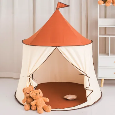 Children Tent with Floor Mat Breathable Cloth and Shading for Indoor and Outdoor Use Parent-child Interactive Toys