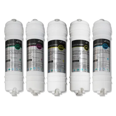 DEWO Universal Five-Stage Activated Carbon Filter Cartridge 10inch Korean Style PP Cotton Pre/Post-Filter