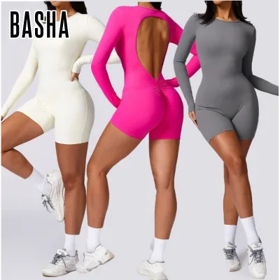 High Quality Yoga Bodywear Is a Fitness Bodywear for Women an Elastic Gym Full Body Exercise Sportswear with Seamless Sportswear