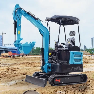 Hydraulic Micro Digger Home Use MiniBagger Earth-Moving Machinery Crawler Kubota Small Excavators for Sale