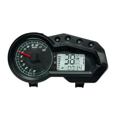 Digital LCD Odometer for Adult Gasoline Motorbike Dashboard ABS Material Waterproof Durable Replacement 12-Month Warranty for