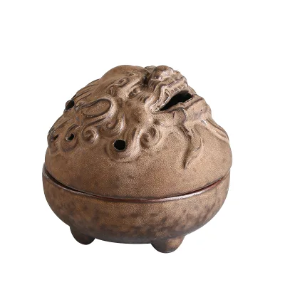 Small Size Incense burner Ceramic Household Indoor Aloe, Sandalwood and Incense Creative Ornament Incense burner