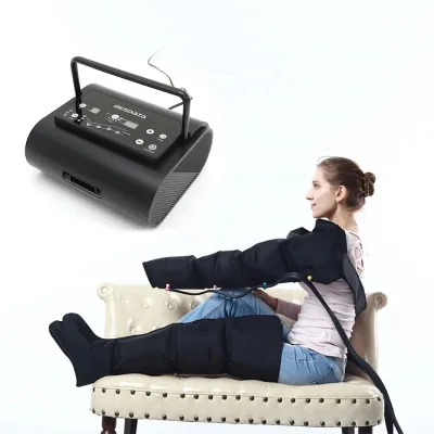 2022 Leg Pressure Therapy Unit Air Compression 4 Chambers 3 In1 Presoterapia Lymph Drainage Pressotherapie Boots Device