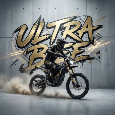 Stock 2026 for Ultra Bee 24.5KW 74V Electric Dirt Bike Adult Road Motorcycle CE MSDS High Speed Motocross Bike