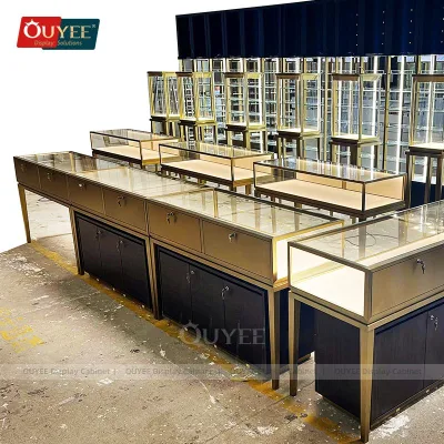 Jewelry Window Display Custom Jewellery Display Stand Jewelry Safe Storage Cabinets Shop Counter Jewelry With Storage
