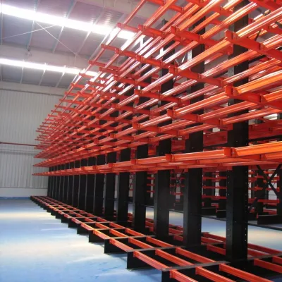 DONGJIAN Warehouse Pipe /Sheet Storage Rack Cantilever Racking Manufacturers Stable Cheap Cantilever Racking