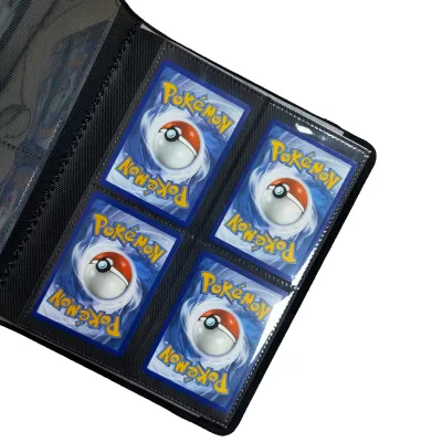 Diamond Pattern 4-Pocket Trading Card Album for Business Cards