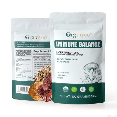 10 in 1 Organic Mushroom Blend Extract Powder Reishi Lion's Mane Cordyceps Health Supplement Polysaccharides OEM in Stock