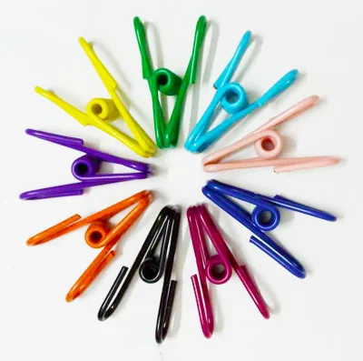 6Pack Holding Clothes Snack Bag Wire Clothespins Hanging Clothes Clips Pins Small No Rust Stains Strong Grip Clips