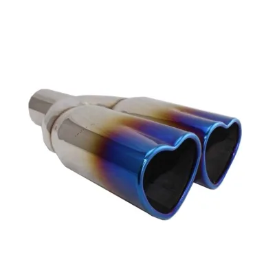 Fashion Design Exhaust Tailpipes Heart Shape Exhaust Tips