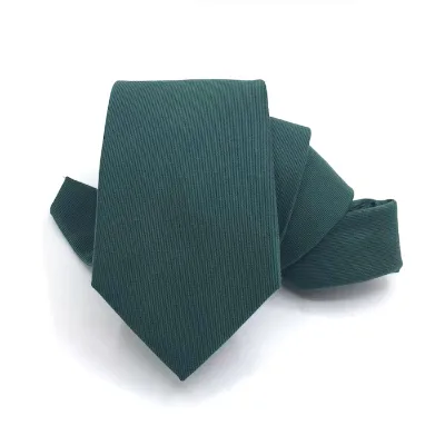 Wholesale Shengzhou China Men's Plaid Wool Ties Fashion Male Plain Solid Color Accessory