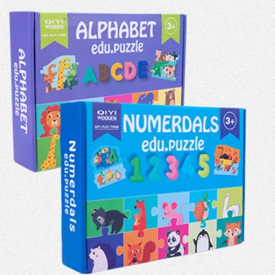 Montessori Wooden Puzzle Cognitive Alphabet Puzzle for Toddler