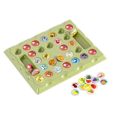 Matching Chess Game Two Players Interactive Toy Brain Memory Matching Board Game for Kids and Adults Educational Puzzle Game