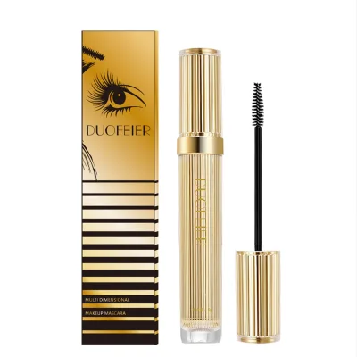 Custom Waterproof Eyelash for Mascara 4d Silk Fiber Luxury Design Private Label Cosmetics Herbal Liquid Formula Wholesale