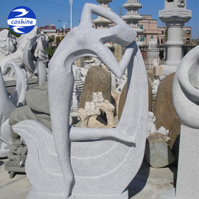 Famous Modern Art Sculpture, Abstract Granite Human Sculpture