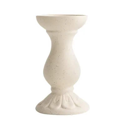 HY7 Hot Style Creative Ceramic Candle Tray Nordic Home Decor Household Ornament Decoration White Candle Holder Candle