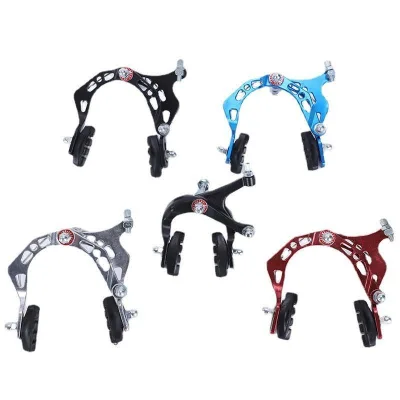 High Strength Aluminum Alloy Bicycle Brake Caliper Set Blue Disc Brakes Cycling Accessory Pads for Motorcycle Mountain Bike