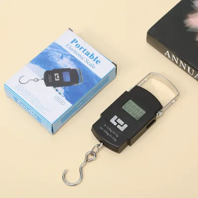 50KG High-Precision Rechargeable Handheld Electronic Scale with Small Weighing Hook