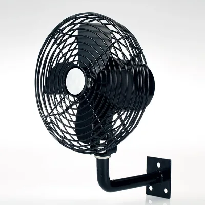 Heavy Duty Car Fan Dash Mount Car Truck Rv 12V Metal Black 2-Speed 6/8 Inch Metal Car Fan