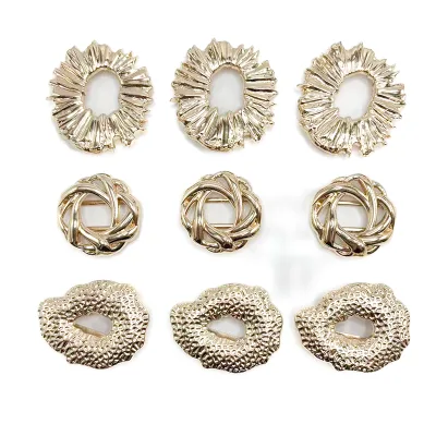 European and American Atmospheric Jewelry, Metal Irregular Bra Adjustment Buckle, Swimsuit Party Metal Accessories