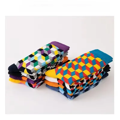 Full Color Custom Printed Socks Letter Print Sport Socks Fancy Fashion Sublimation Men Women Crew Socks