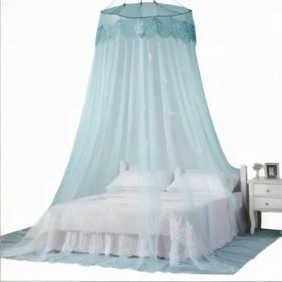 Fashionable Round Thickened and Densified Circular Ceiling Foldable Adults Hanging Mosquito Net