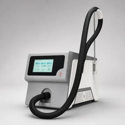 Professional Cold Air Skin Cooling System for Tattoo Removal Laser Compatible Pain Relief with Portable Design Easy Operation
