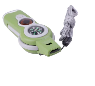 7-in-1 Survival Multitool with Emergency Safety Whistle for Outdoor Hiking & Fishing