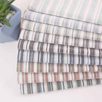 Home Textile Decoration Linen Shirt Curtain 100% Pure Linen Fabric Bedding Trousers Fabric