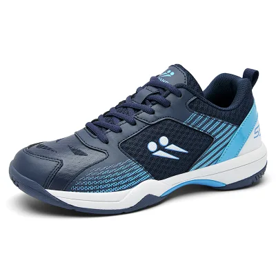 Custom Oem Factory Outlet Wholesale Professional High Top Quality Real Microfiber Leather Badminton Shoes