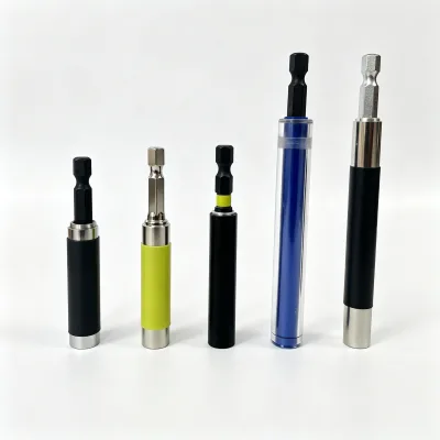 Drive Guide with Self Retracting Sleeve, Mixed Length Magnetic Drill Bit Tip Holder for Prevent Screws Shaking When Driving