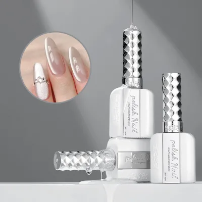 Custom 16ml Cat Eye Nail Gel Cover Top Coat Super Top Coat Long Lasting Top Coat Gel Polish
