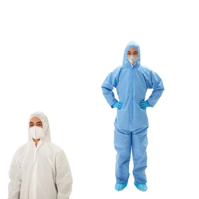 Disposable Safety Coverall Cleanroom Coverall Disposable Sterile Microporous Disposable Coverall