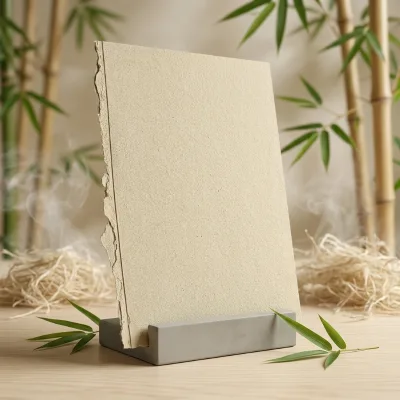 Wholesale 100% Bamboo Cellulose Pulp Board Sheet Unbleached for Manufacturing Tissue Facial Paper Tableware